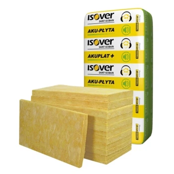 Звуковопоглинаюча мінеральна вата Isover Akuplat 100х600х1200 мм (7.2 м.кв. упаковка)