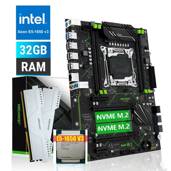 Комплект Full V2 / Machinist E5-MR9A LGA 2011-3 / Intel Xeon E5-1650v3 3.5-3.8 GHz / 32GB DDR4