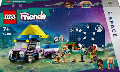 Zestaw klocków LEGO Friends Kamper z mobilnym obserwatorium gwiazd 364 elementy (42603)