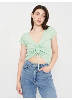 Топ C&A XL Бирюзовый 2137498_спере.стянут_07