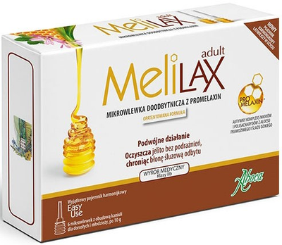 Lewatywa na zaparcia Aboca Melilax Adult 6 Micromol 10 g (8032472010463)