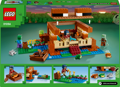 Zestaw klocków LEGO Minecraft Żabi domek 400 elementów (21256)