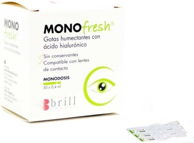 Капли для глаз Brill Pharma Fresh Mono Moisturising Drops 30 x 0.4 мл (8470001780768)