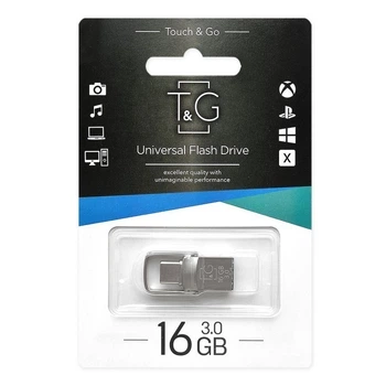 Флеш-накопичувач 3.0 USB -Type C 16GB T&G металева