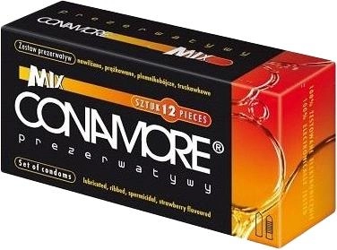 Набір презервативів Conamore Mix 12 шт (5011831081583)