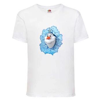 Футболка детская Холодное сердце 002 (Frozen) белая (FRH wh 002) 116 см
