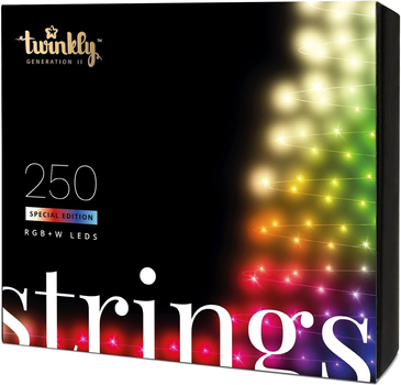 Світлодіодна Smart LED-гірлянда Twinkly Strings RGBW (8056326671723)