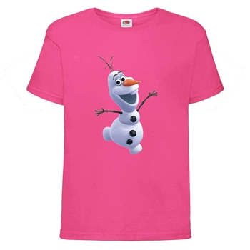 Футболка детская Холодное сердце 001 (Frozen) розовая (FRH pnc 001) 128 см