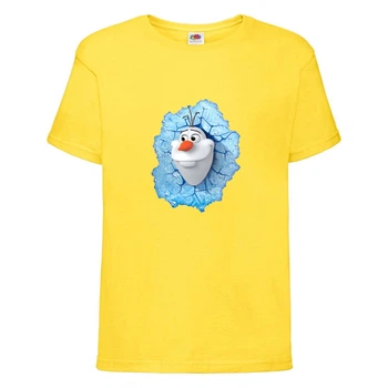 Футболка детская Холодное сердце 002 (Frozen) желтая (FRH yel 002) 116 см