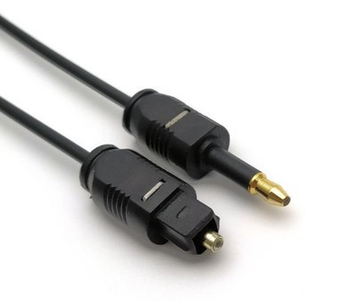 Кабель оптический Mini-Toslink 3.5 -> Toslink 2.2 мм 3 м SPDIF (579018243-1) Черный