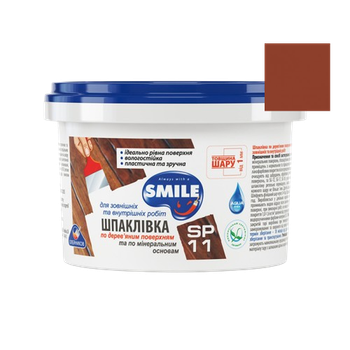 Шпатлевка по дереву Smile SP-11 орех 0.35 кг