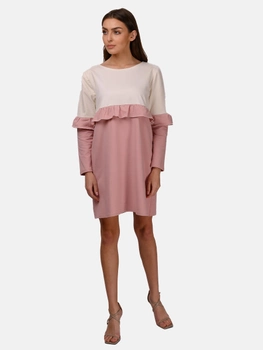 Плаття міні жіноче MODAGI A4 S/M Рожеве (5904996500153)
