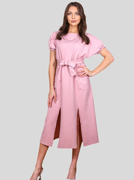 Sukienka midi damska MODAGI A5 L/XL Różowa (5904996500207)