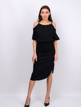 Плаття міді жіноче MODAGI A15 L/XL Черное (5904996500498)