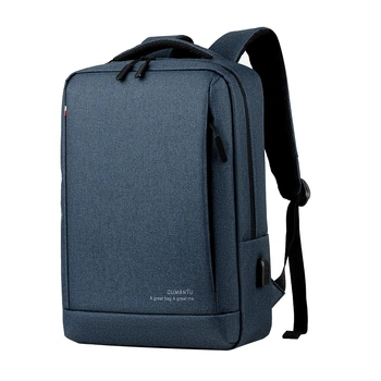 Рюкзак для ноутбука Oumantu 9003, портфель 15.6", розмір 42х30х12 см Синій (668-2)