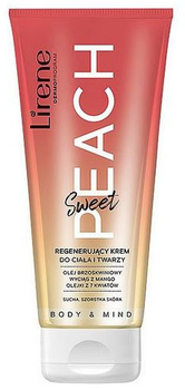 Krem do ciała Lirene Body & Mind Regenerating Body Cream Sweet Peach 200 ml (5900717830110)
