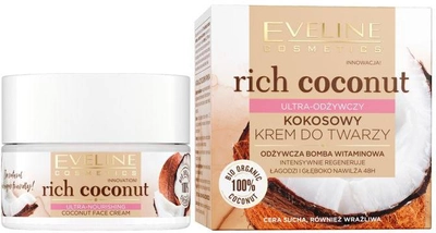 Krem do twarzy Eveline Rich Coconut Ultra Nourishing Face Cream 50 ml (5903416030249)