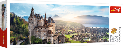 Puzzle Trefl Panorama Zamek Menthon Francja 1000 elementów (5900511290554)