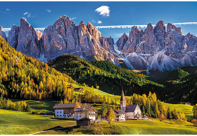 Puzzle Trefl Dolina Val di Funes Dolomity Włochy 1500 elementów (5900511261639)