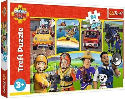 Puzzle Trefl Maxi Strażak Sam i przyjaciele 24 elementy (5900511143560)
