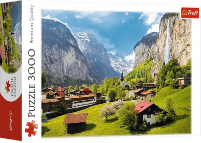 Пазл Trefl Lauterbrunnen Швейцарія 3000 елементів (5900511330762)