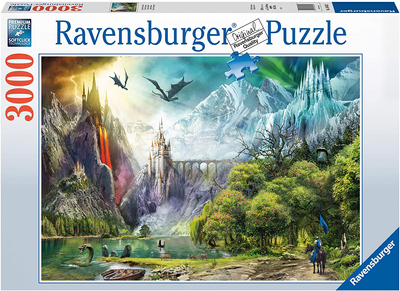 Puzzle Ravensburger Panowanie smoków 3000 elementów (4005556164622)