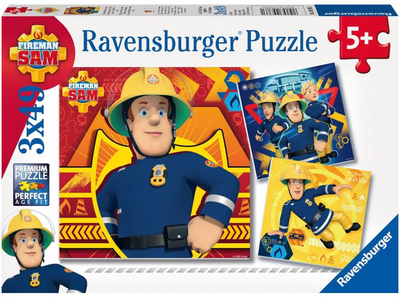 Puzzle Ravensburger Strazak Sam 147 elementów (4005556093861)