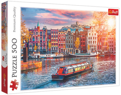 Puzzle Trefl Amsterdam Holandia 500 elementów (5900511374285)