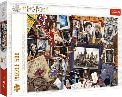 Puzzle Trefl Harry Potter - Pamiątki z Hogwartsu 500 elementów (5900511374001)