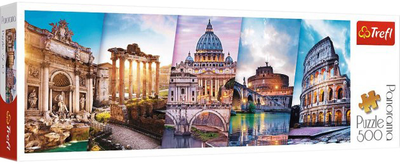 Пазл Trefl Панорама - Подорож до Італії 500 елементів (5900511295054)