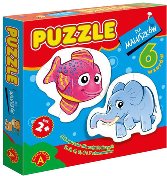 Puzzle Alexander dla maluszków - Zwierzęta 2 27 elementów (5906018017335)