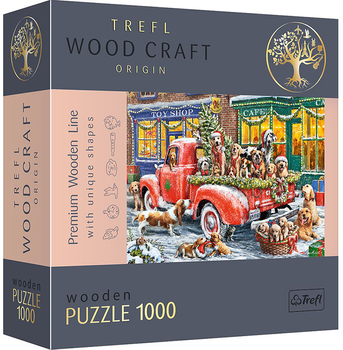 Пазл дерев'яний Trefl Помічники Санта Клауса 1000 елементів (5900511201703)