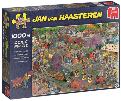 Puzzle Jumbo Parada kwiatów 1000 elementów (8710126190715)