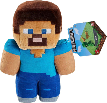 М'яка плюшева іграшка Mattel Minecraft Basic Plush - Steve 23 см (0194735066544)