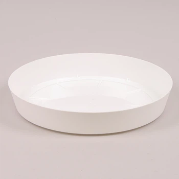 Садовый инвентарь Яскрава Подставка пластмассовая Lofly Saucer белая 19 см (46986)