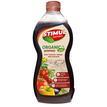 Удобрения в жидкой форме Яскрава Удобрение органическое STIMUL NATURAL для томатов. перца. баклажана 550 мл (57458)