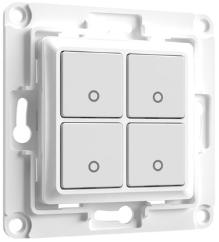 Настінний вимикач Shelly "Wall Switch 4" чотирьохкнопковий білий (3800235266212)