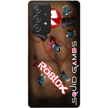Чохол силіконовий бампер Candy для Samsung A73 5G з малюнком Roblox Гра в кальмара Роблокс