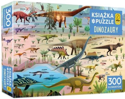 Пазл Wilga Play Динозаври 300 елементів (9788328098114)