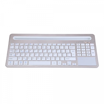 Бездротова клавіатура VHG B021 Wireless Keyboard + Touchpad, Gold-White