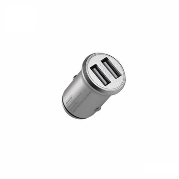 Автомобільний зарядний пристрій WK WP-C20 3.1А 2USB 15W срібний