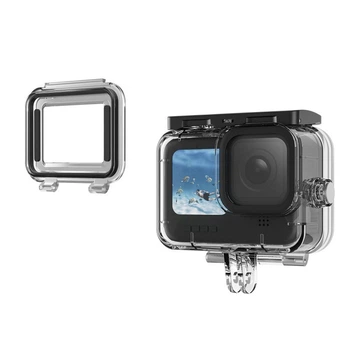 Аквабокс для GoPro Hero 13, 12, 11, 10, 9 Telesin GP-WTP-905 защитный герметичный бокс с двумя крышками кейс чехол корпус (79909)