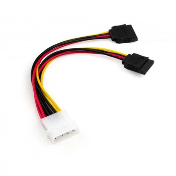 Кабель питания SATA power 0.2m 2 connectors Vinga (VCPSATA2PW2) (174692)