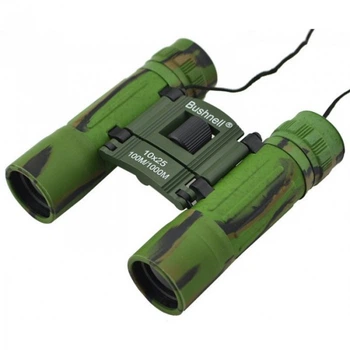 Бінокль Bushnell 2675-1 10х25 з чохлом Камуфляж (209276)