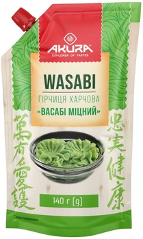 Гірчиця Akura Васабі міцний 140 г (4820026032368)