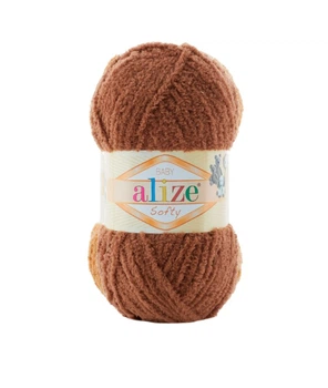 Пряжа для вязания Alize Softy 321 Коричневый