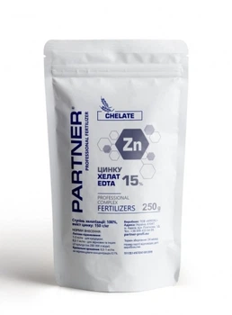 Мікродобриво Партнер (Partner) Хелат цинку ZN EDTA 15% 250 г