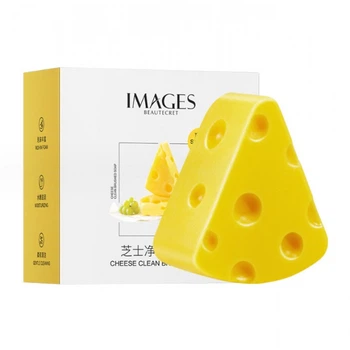 Мило для обличчя і тіла "Cheese" в формі сиру, з ароматом жасмину, 100 г