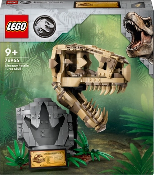 Zestaw klocków Lego Jurassic World Szkielety dinozaurów — czaszka tyranozaura 577 części (76964)