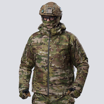 Тактична зимова куртка UATAC Multicam Ripstop Climashield Apex M